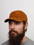 Бейсболка STETSON арт. 7717401 BASEBALL CAP GOAT SUEDE (светло-коричневый)